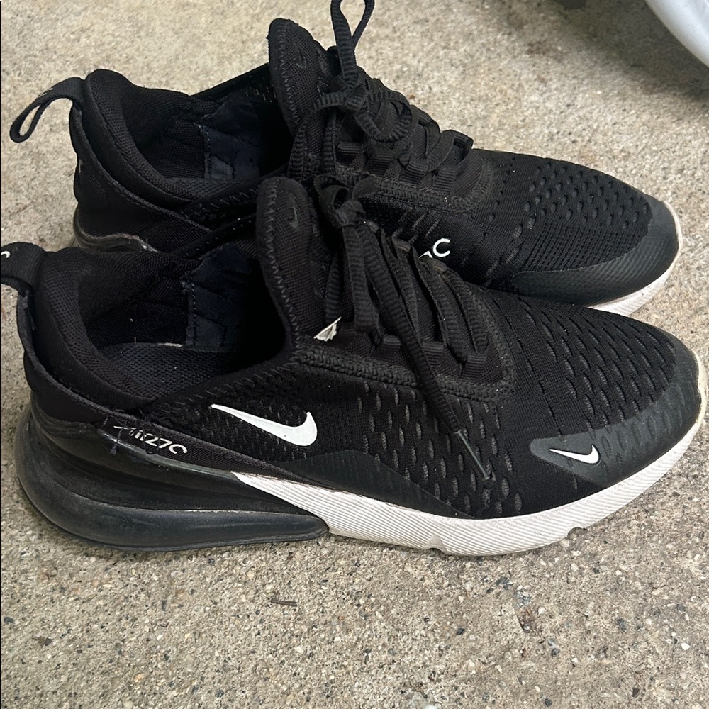 Nike Black and White Air Max 270 Sneakers